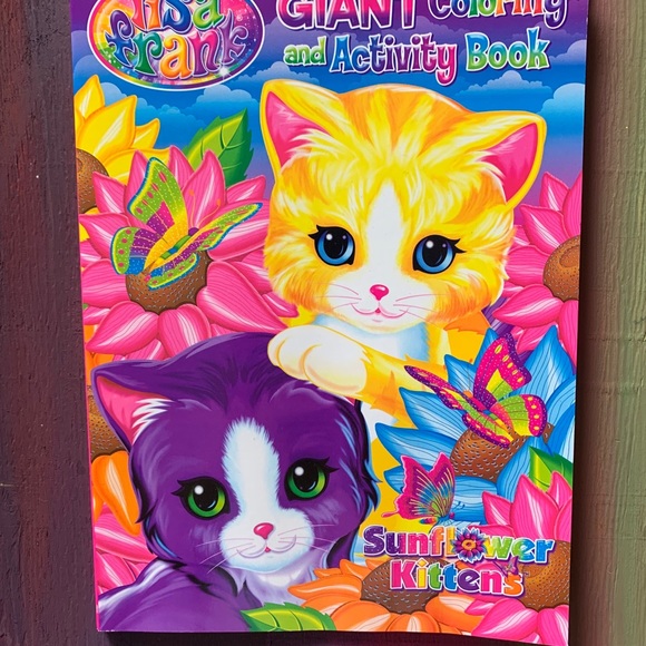 Lisa Frank Coloring Book / Colored pencils bundle - Picture 4 of 4
